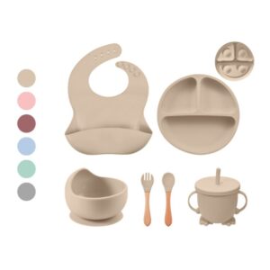 Kit Introdução Alimentar, silicone, BPA free | 7 peças